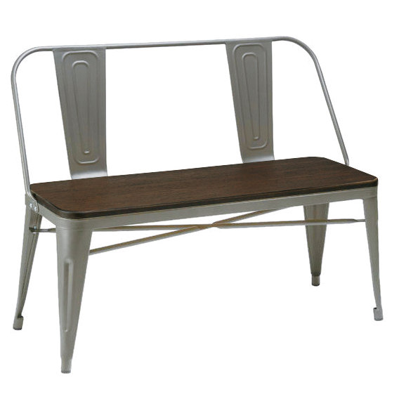 Williston Gaikwad Metal Bench & Reviews Wayfair